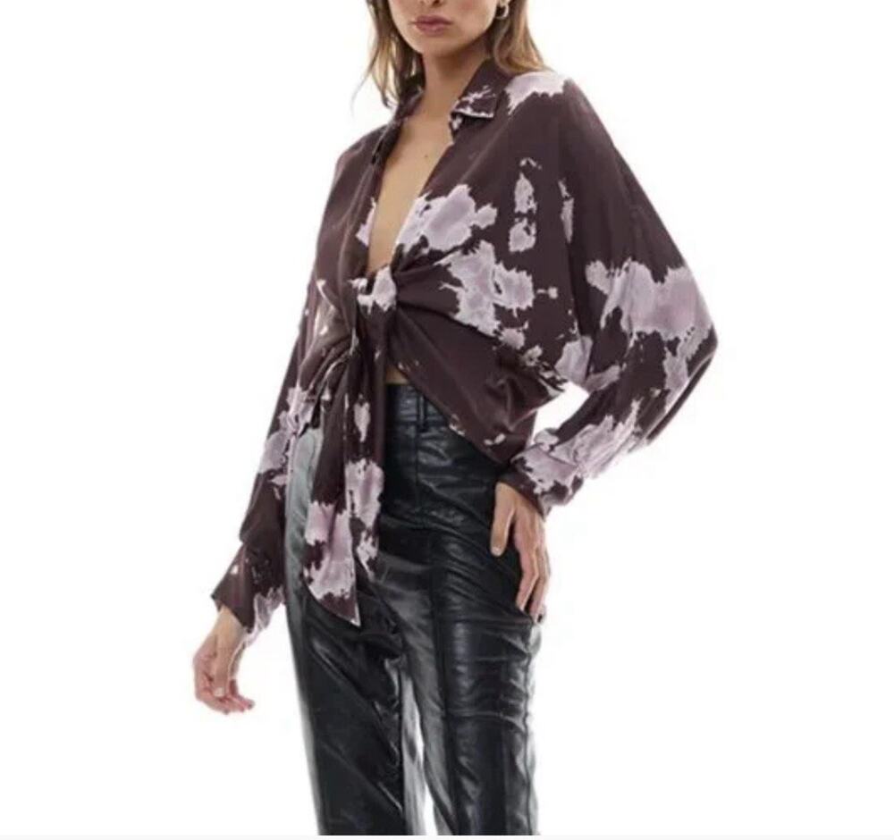 YFB Young Fabulous and Broke Magda Top Tie Or Loose S